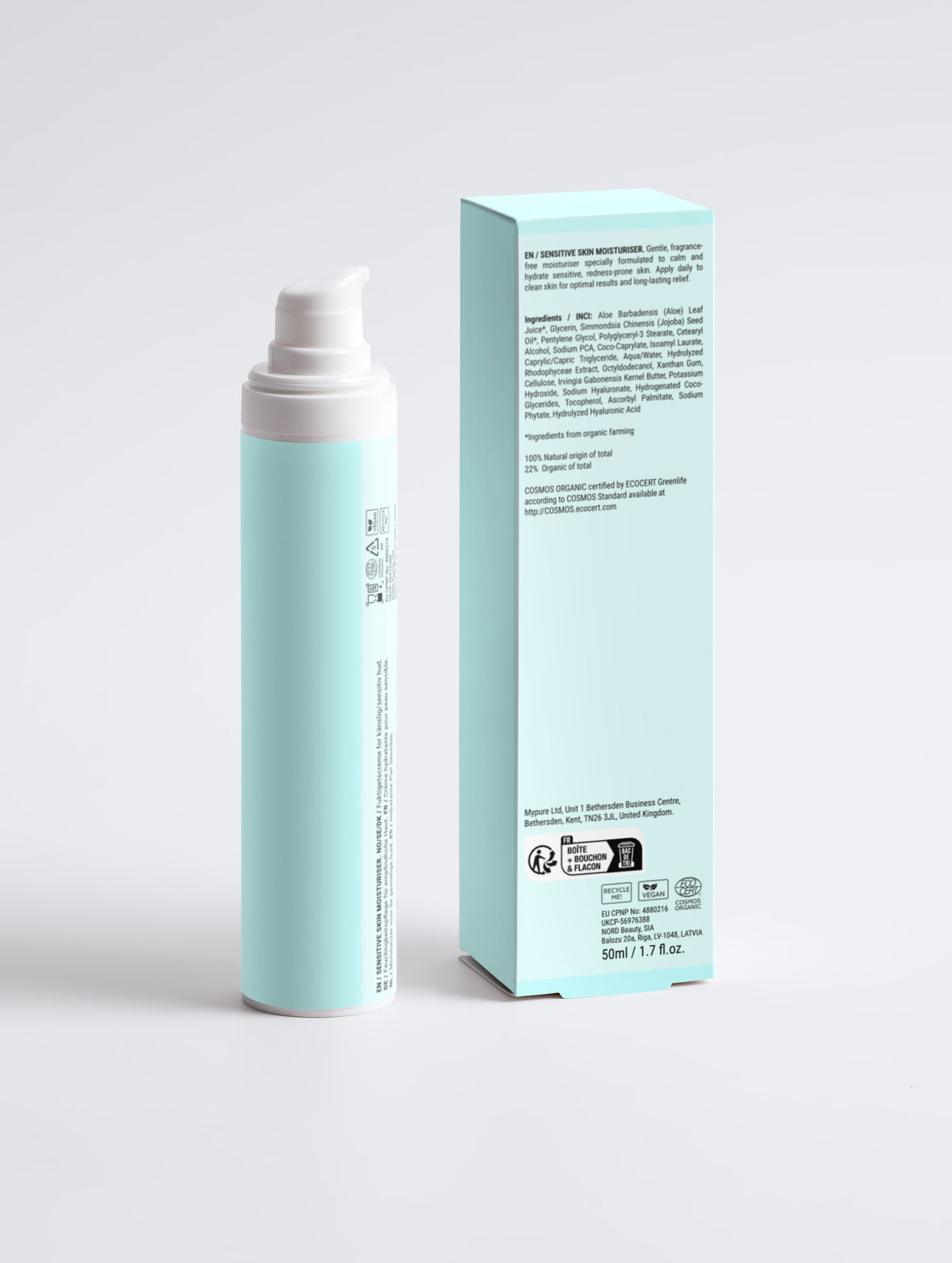 Sensitive Skin Moisturiser, Fragrance Free